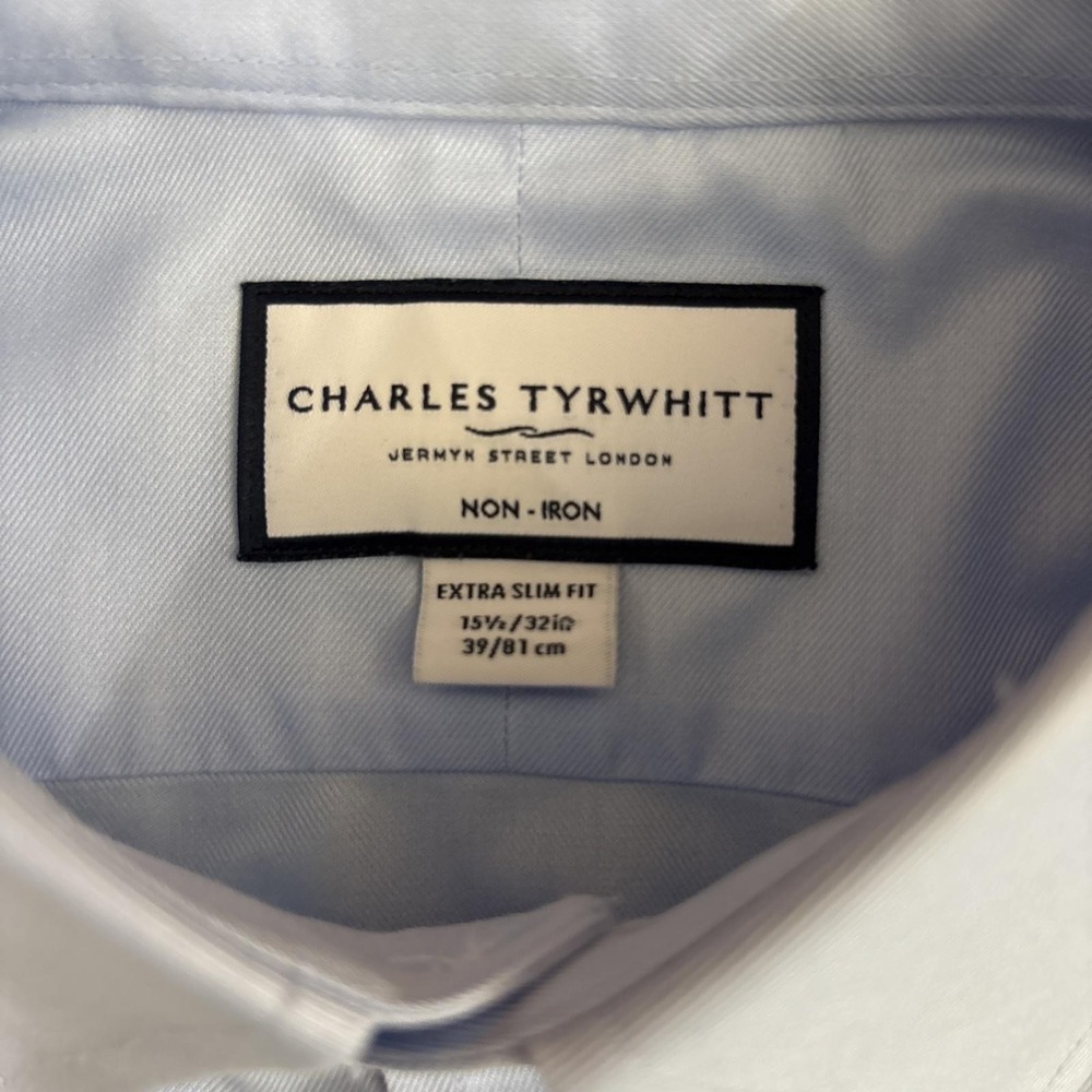 Charles Tyrwhitt Dress Shirt Extra Slim Fit Non Iron Lot Of 6 Mens 15.5 32/33 - Picture 8 of 16